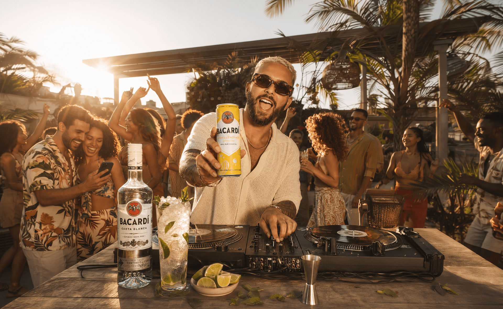Bacardí Remixology campaign artwork